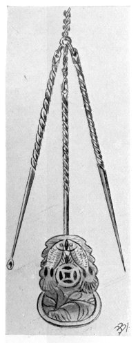 FIG. 66.—SILVER CHATELAINE TOILET INSTRUMENTS.