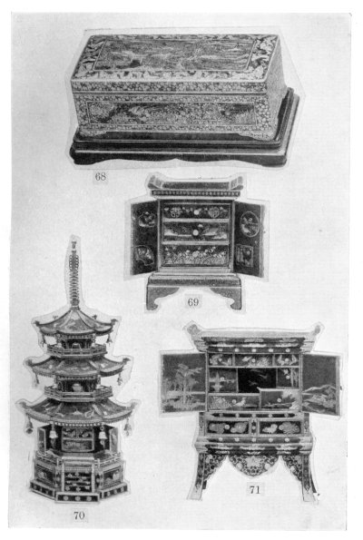 FIG. 68.—FINE ORIENTAL LACQUERED BOX.