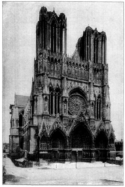 FAÇADE OF RHEIMS CATHEDRAL