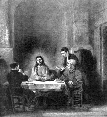 Fig. 20. The Supper at Emmaus. Rembrandt. Louvre, Paris