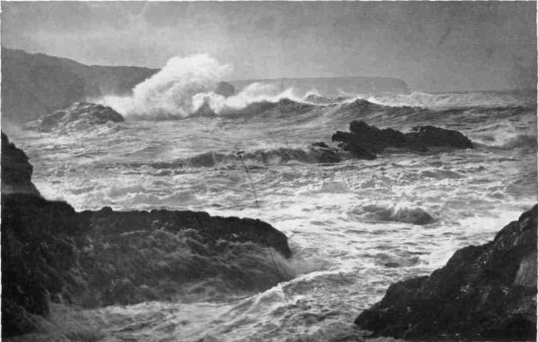 A ROUGH CORNISH SEA.