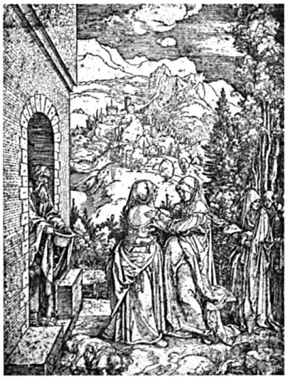 The Visitation by Dürer