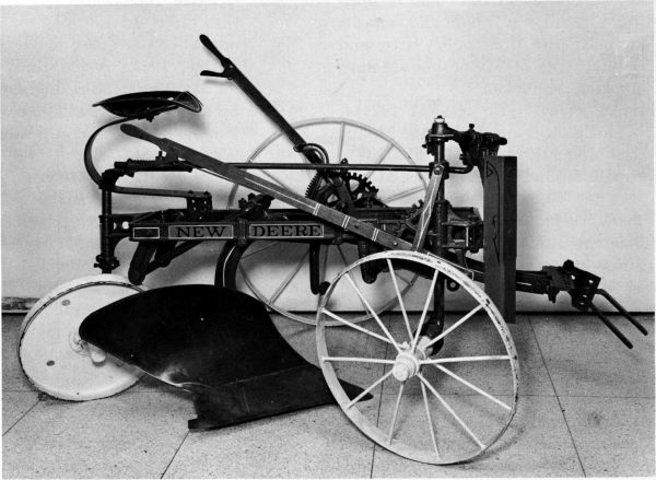 Figure 21.--John Deere sulky plow, about 1920. (Catalog No. 245.)