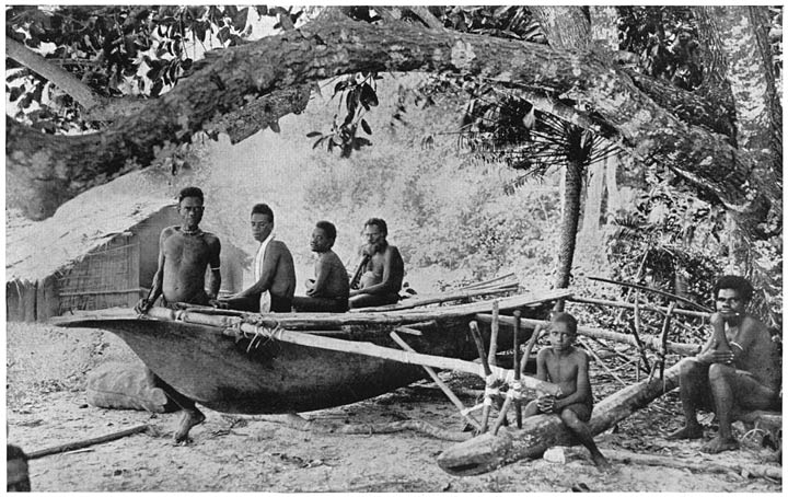 A LARGE CANOE ON UREPARAPARA.