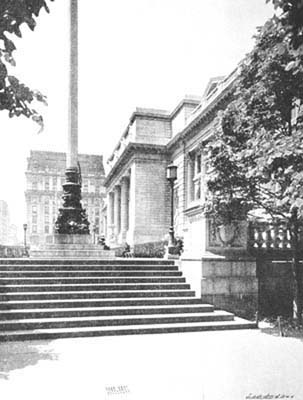 TERRACE IN FRONT OF LIBRARY Looking South