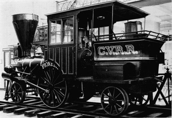 Figure 29.—“Pioneer” on exhibit in old Arts and Industries building.