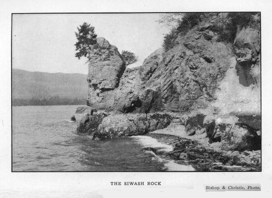 THE SIWASH ROCK   Bishop & Christie, Photo.