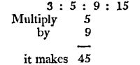 3:5:9:15 multiply 5 by 9 it makes 45