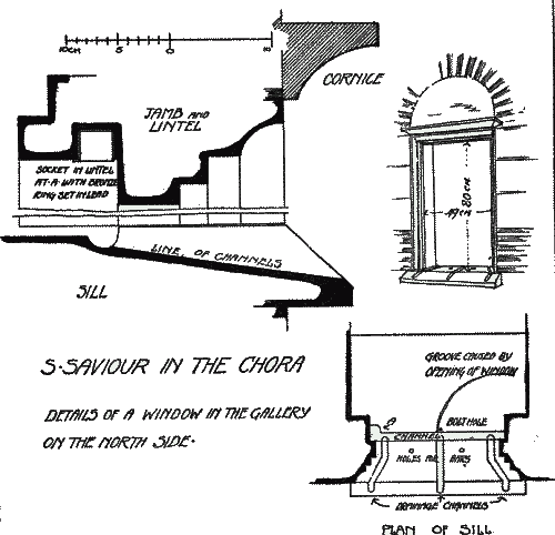 Details of a Window in the Gallery.