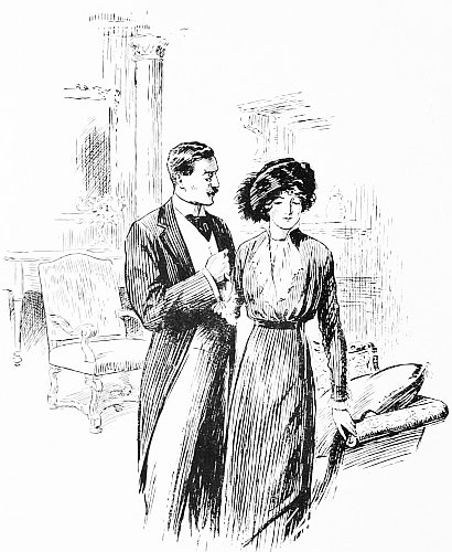 “He had taken her small, white hand in his, and for a moment he stood mute before her, overcome with gratitude.” (Chapter XVIII.)