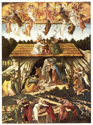 PLATE IV.—SANDRO BOTTICELLI  THE NATIVITY  National Gallery, London