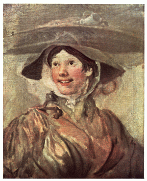 PLATE XXXVIII.—WILLIAM HOGARTH  THE SHRIMP GIRL  National Gallery, London