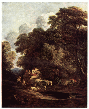 PLATE XLI.—THOMAS GAINSBOROUGH  THE MARKET CART  National Gallery, London