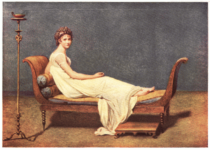 PLATE XLIV.—JACQUES LOUIS DAVID  PORTRAIT OF MME. RÉCAMIER  Louvre, Paris