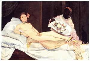 PLATE XLVIII.—ÉDOUARD MANET  OLYMPIA  Louvre, Paris