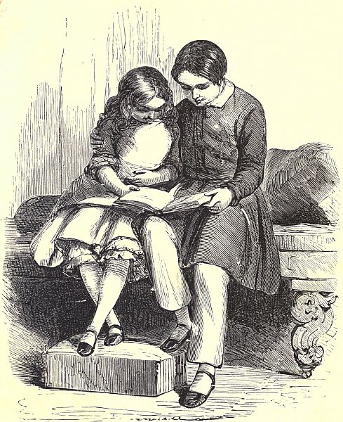 GEORGE AND HELEN READING "SOCKS"