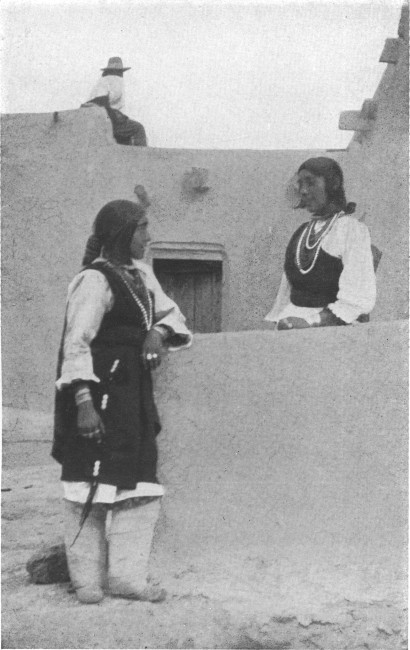 A Hopi wooing, which has an added interest in that among the Hopi Indians, women are the rulers of the household