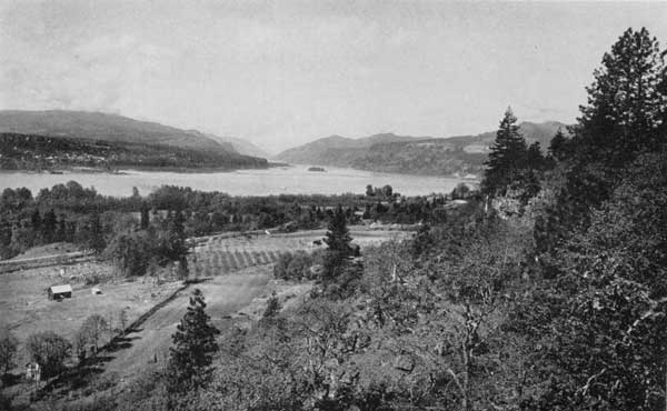 Along the Columbia River. "A region of surpassing scenery" 