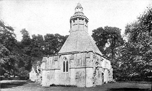 Copyright by F. Frith and Co. Ltd., London, England. THE OLD KITCHEN OF GLASTONBURY ABBEY.