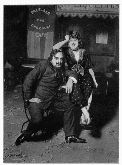 MISS FARRAR AND CARUSO IN "JULIAN"