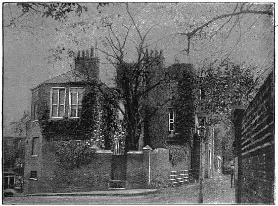 Du Maurier's House. Hampstead Heath.