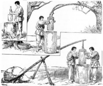 grinding corn