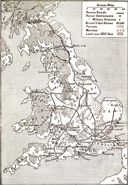 Map of Roman Britain