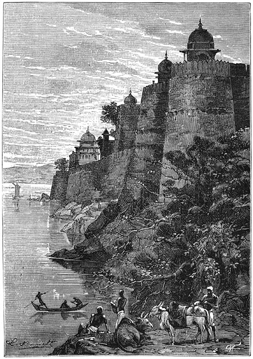 De citadel van Allahabad. Blz. 111.