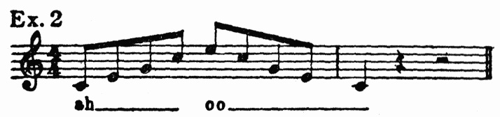 musical notation: Ex. 2