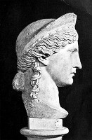 BUST OF HERA (JUNO) -- Ludovisi Villa, Rome -- D. Anderson, Photo. John Andrew & Son, Sc.