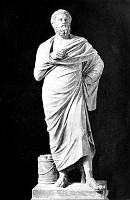 SOPHOCLES -- Lateran Museum, Rome -- D. Anderson, Photo. John Andrew & Son, Sc.