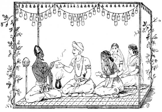 HINDU MARRIAGE CEREMONY.