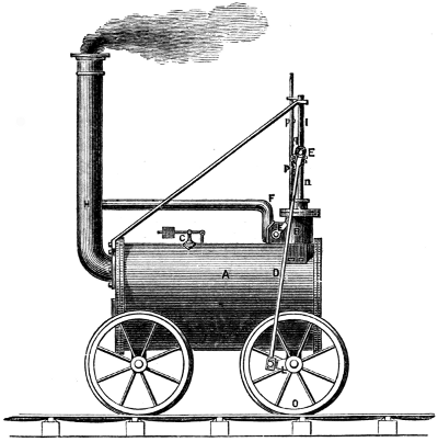 Trevithick's Locomotive