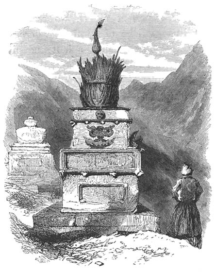 Monument at Hemis.