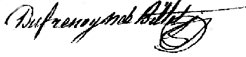 author's signature