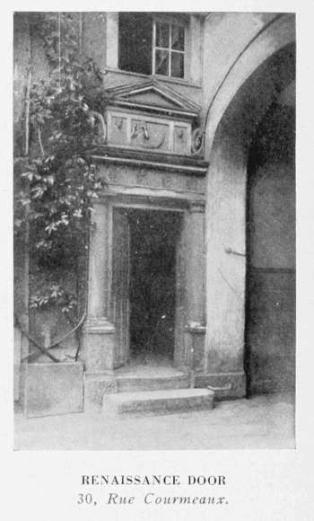 RENAISSANCE DOOR, 30, Rue Courmeaux.