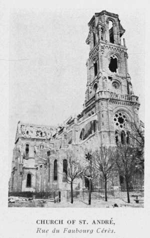 CHURCH OF ST. ANDRÉ, Rue du Faubourg Cérès.