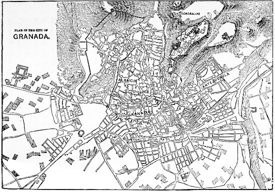 PLAN OF THE CITY OF GRANADA