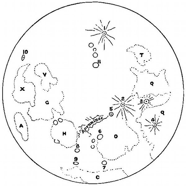 Fig. 3. Chart of the moon.