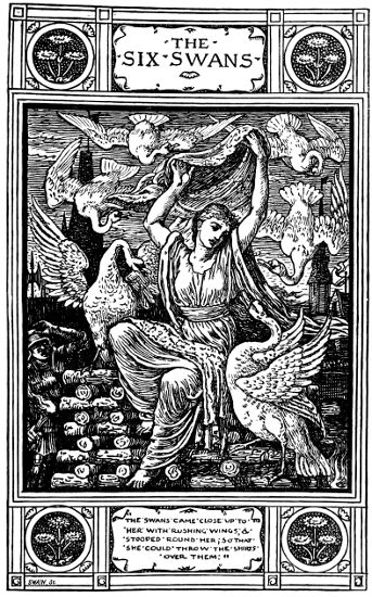 FROM MR. WALTER CRANE'S 'GRIMM'S HOUSEHOLD STORIES.'  BY LEAVE OF MESSRS. MACMILLAN.