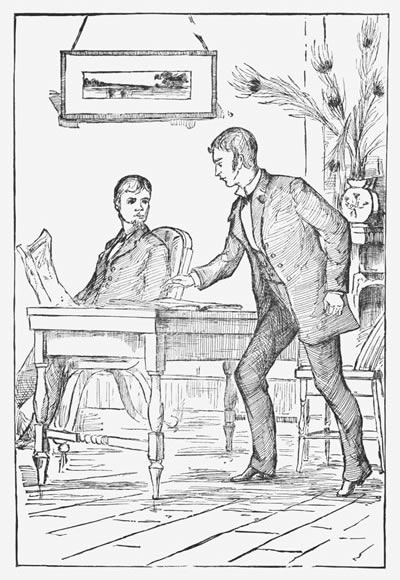 "Ah!" The exclamation falls sharply from my lips, the "gallery" almost falls from my hands.—page 233.