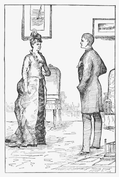 "Open that door," she said, turning upon me a look of angry defiance.—page 358.