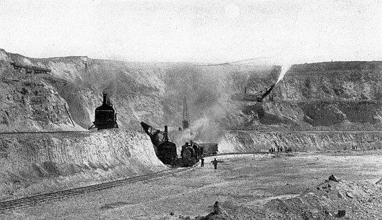 Steam Shovels and Churn Drills, Copper Flat, Ely.