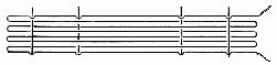 Fig. 30—Suggestion for sewing on four cords.