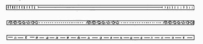 Figs. 105, 106, and 107—Tooling on the edges of the boards.