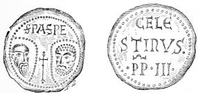 Sceau de Célestin III, au type des apôtres.