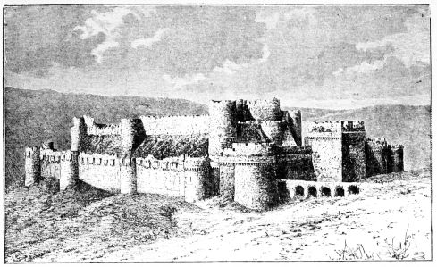 Le Château du Krak. Etat actuel.
