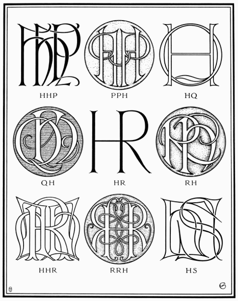 PLATE LXIII—HP, HQ, HR, HS