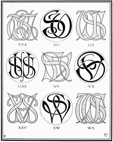 PLATE CVII—ST, SU, SV, SW