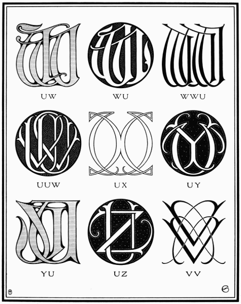 PLATE CXI—UW, UX, UY, UZ, VV